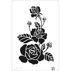 PLANTILLA 20X30CM 121 ROSAS