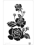 PLANTILLA 20X30CM 121 ROSAS