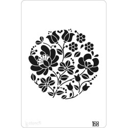 PLANTILLA 20X30CM 168 MANDALA FLORAL