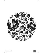 PLANTILLA 20X30CM 168 MANDALA FLORAL
