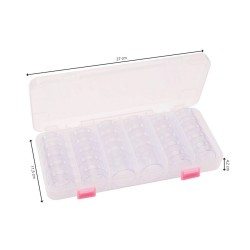 Caja De Almacenamiento + 28 Compartimentos