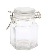 Tarro de cristal hexagonal 100ml