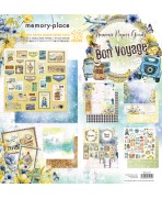 Kawaii Paper Goods Bon Voyage 12x12 Inch Paper Pack Viaje