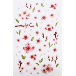 Mini Stickers 10x19cm. Flor de agua