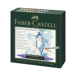 Faber-Castell - Rotuladores acuarelables Albrecht Dürer 20 colores