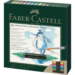 Faber-Castell - Rotuladores acuarelables Albrecht Dürer 10 piezas