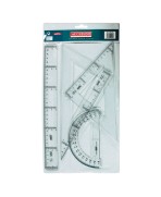 CONJUNTO DIBUJO ESCOLAR TRANSPARENTE SAFTA