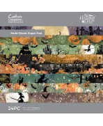 Bloc de papel All Hallows Eve de 12 x 12 pulgadas- Halloween