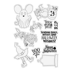 Sellos transparentes Boo to You Halloween