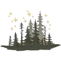 Troqueles Thinlits Die by Tim Holtz Forest Shadows-Sombras del bosque de Sizzix