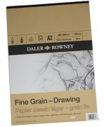 Bloc de dibujo de grano fino Daler Rowney A2 de 120g 30H