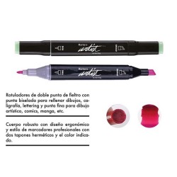 80 Rotuladores de alcohol Canvas Luxury Artist en un estuche que incluye 80 colores.