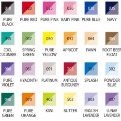ZIG MEMORY SYSTEM BRUSHABLES 24 colores 48 tonos de Kuretake Flores