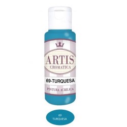 Pintura acrílica Artis color TURQUESA Nº 69 de Dayka.
