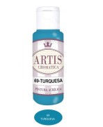 Pintura acrílica Artis color TURQUESA Nº 69 de Dayka.
