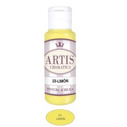 Pintura acrílica Artis color LIMÓN Nº 23 de Dayka.