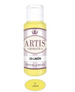 Pintura acrílica Artis color LIMÓN Nº 23 de Dayka.