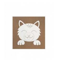 Silueta para repujado gato de Kora Projects