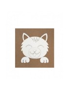 Silueta para repujado gato de Kora Projects