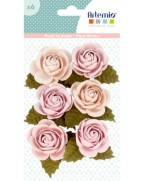 Flor de papel Secret Garden 6 uds. Flores de papel Artemio