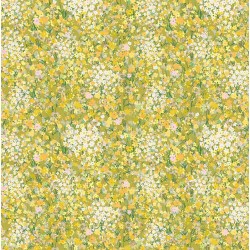 Bloc de 36 papeles perlados Ditsy Floral de 12x 12