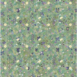 Bloc de 36 papeles perlados Ditsy Floral de 12x 12