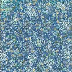 Bloc de 36 papeles perlados Ditsy Floral de 12x 12