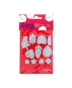 Troquel fino con el diseño "Flores y Plantas Botánicos Tropicales" de ZAG que incluye 11 unidades.