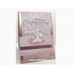Marianne Design -Eline's Sellos transparentes y troqueles animales Unicornios