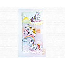 Marianne Design -Eline's Sellos transparentes y troqueles animales Unicornios