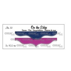Crealies - On the Edge- Troqueles de corte nª51 con doble costura.