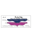 Crealies - On the Edge- Troqueles de corte nª51 con doble costura.