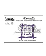 Crealies - Decorette plantilla de corte no.19 Twigs