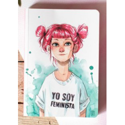 Cuaderno Cuquiland Esther Gili Yo soy feminista 16.5cmx23.5cm