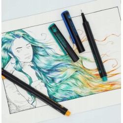 Fineliner Chameleon 24pen bold colors set Punta 0.3mm