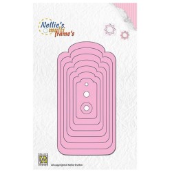 Etiquetas 4 Esquinas Curvas marca Nellie's Multi Frame