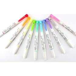 ROTULADOR ZEBRA MILDLINER FLUO Y COOL 10 DOBLE PUNTA PINCEL