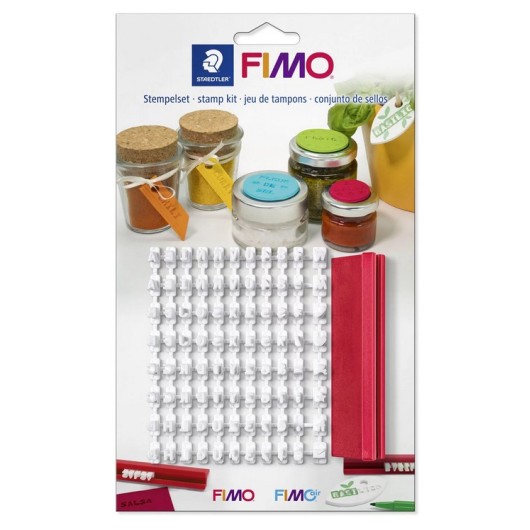 FIMO stamp kit Abecedario