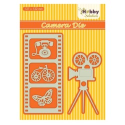 Hobby Solution - Dies Camera/Telephone-Troqueles de corta