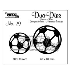 Crealies - Troqueles Duo nº20 Balones de fútbol