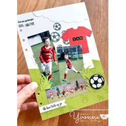 Crealies - Troqueles Duo nº20 Balones de fútbol