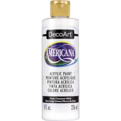 DecoArt Americana Acrílico 236 ml -blanco Titanio -Snow (Titanium) White