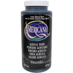 DecoArt Americana Acrílico 473 ml -Negro