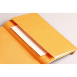 Cuaderno A4+ de tapa blanda - Lineas horizontales- 22,5x29,7x1,1cm - Rhodiarama - Negro