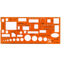 PLANTILLA  Muebles. Escala 1:50. Dormitorio