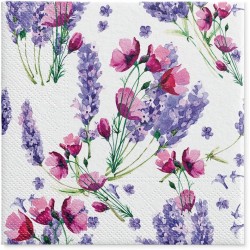 Servilleta 33cmx33cm Lavanda Fragante