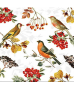 Servilleta 33cmx33cm Pájaros