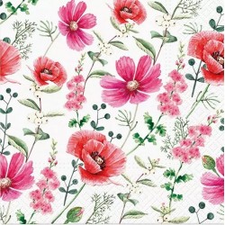 Servilleta 33x33 cm -  Flor de frambuesa