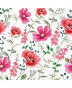 Servilleta 33x33 cm -  Flor de frambuesa