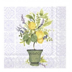 Servilleta 33x33 cm - árbol de limón